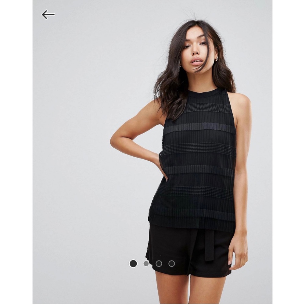 Vera Moda Pleated Cami Top
